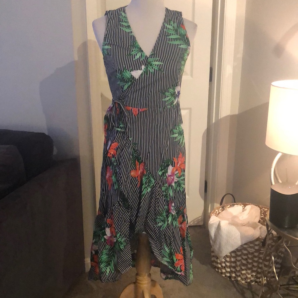 Hi-lo Tropical Sun dress